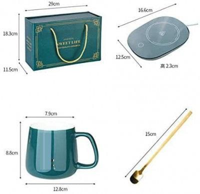 Coffee Cup-Coffee Cup Warmer for Desk with Auto Shut Off, Coffee Mug Warmer for Desk Office Home